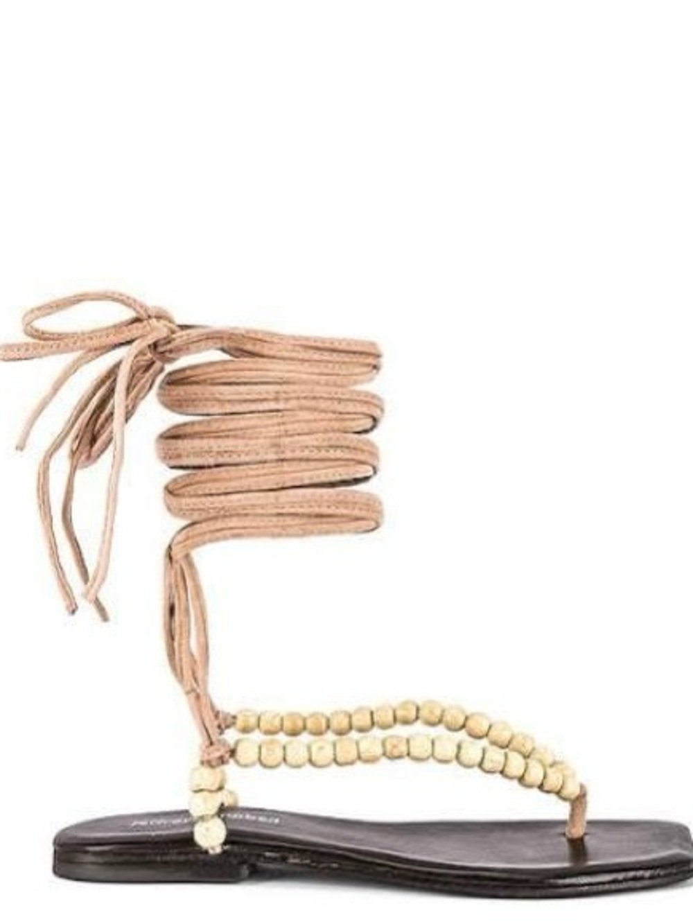 Jeffrey Campbell Xeniah Beaded Wrap Gladiator Sandals Size [7]
